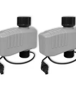 vidaXL Automatic Irrigation Timer with 4 Stations 3 V