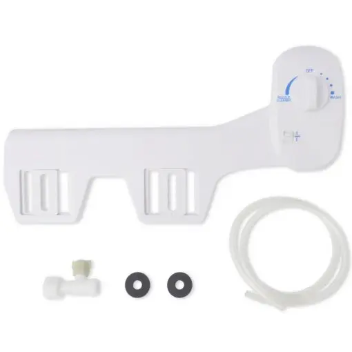 vidaXL Non-Electric Bidet Attachment White