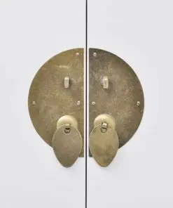 vidaXL Sideboard Chinese Style Solid Wood White