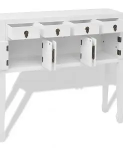 vidaXL Sideboard Chinese Style Solid Wood White