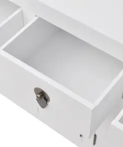 vidaXL Sideboard Chinese Style Solid Wood White