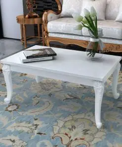 vidaXL Coffee Table 100x60x42 cm High Gloss White