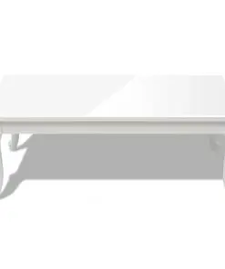 vidaXL Coffee Table 115x65x42 cm High Gloss White