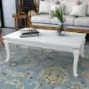 vidaXL Coffee Table 115x65x42 cm High Gloss White