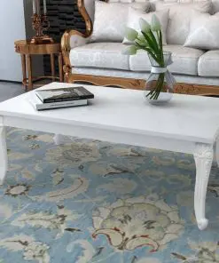 vidaXL Coffee Table 115x65x42 cm High Gloss White
