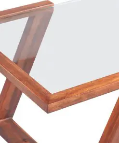 vidaXL Coffee Table Solid Acacia Wood Brown 100x50x40 cm