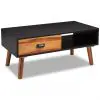 vidaXL Coffee Table 90x50x40 cm Solid Acacia Wood