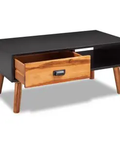 vidaXL Coffee Table 90x50x40 cm Solid Acacia Wood