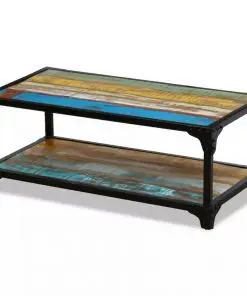 vidaXL Coffee Table Solid Reclaimed Wood