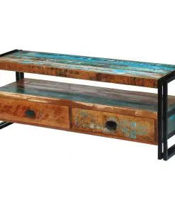 vidaXL TV Cabinet Solid Reclaimed Wood