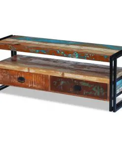 vidaXL TV Cabinet Solid Reclaimed Wood