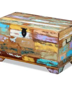 vidaXL Storage Chest Solid Reclaimed Wood
