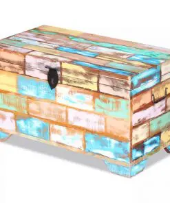 vidaXL Storage Chest Solid Reclaimed Wood