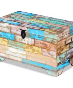 vidaXL Storage Chest Solid Reclaimed Wood