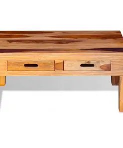 vidaXL Coffee Table Solid Sheesham Wood