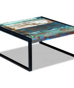 vidaXL Coffee Table Solid Reclaimed Wood 80x80x40 cm