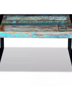 vidaXL Coffee Table Solid Reclaimed Wood 80x80x40 cm
