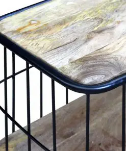 vidaXL TV Cabinet Solid Mango Wood 100x40x45 cm