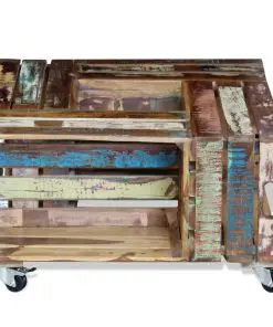 vidaXL Coffee Table Solid Reclaimed Wood 70x70x35 cm