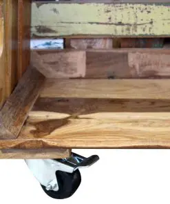 vidaXL Coffee Table Solid Reclaimed Wood 70x70x35 cm