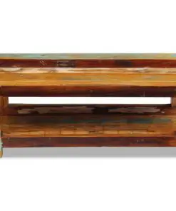 vidaXL Coffee Table Solid Reclaimed Wood 90x45x35 cm