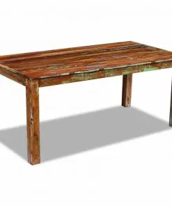 vidaXL Dining Table Solid Reclaimed Wood 180x90x76 cm