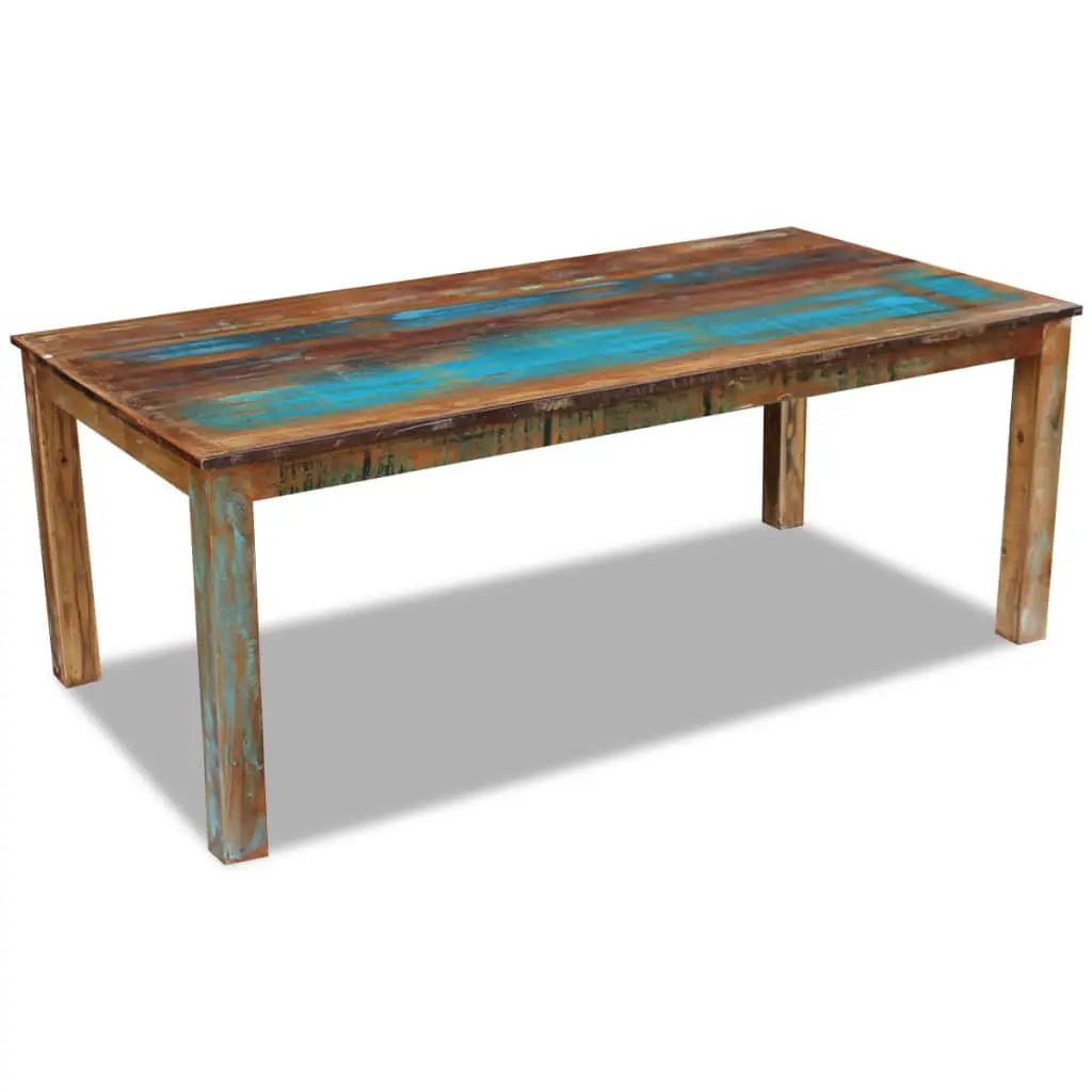 vidaXL Dining Table Solid Reclaimed Wood 200x100x76 cm