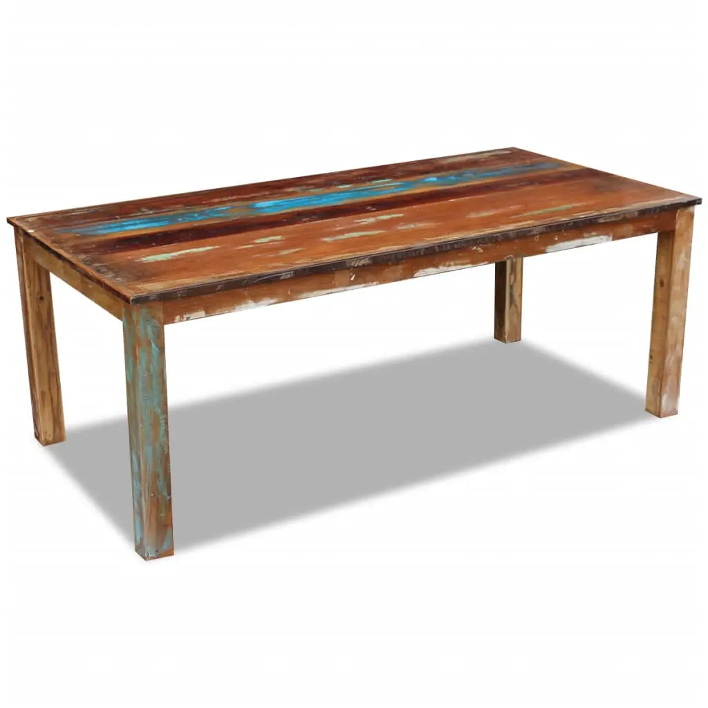 vidaXL Dining Table Solid Reclaimed Wood 200x100x76 cm