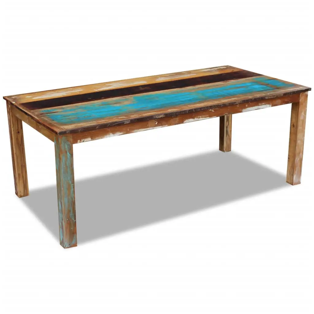 vidaXL Dining Table Solid Reclaimed Wood 200x100x76 cm