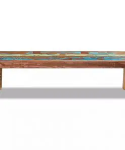 vidaXL Bench Solid Reclaimed Wood 160x35x46 cm