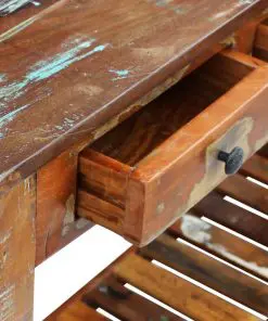 vidaXL Console Table Solid Reclaimed Wood 120x30x76 cm