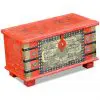 vidaXL Storage Chest Red Mango Wood 80x40x45 cm