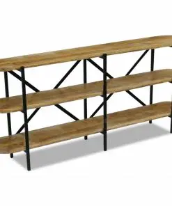 vidaXL Sideboard Mango Wood 180x30x76 cm