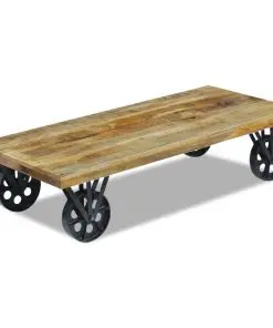 vidaXL Coffee Table Mango Wood 120x60x30 cm