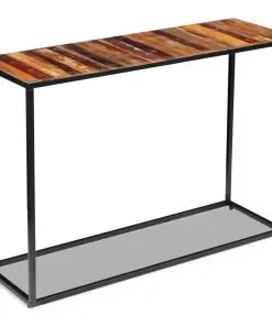 vidaXL Console Table Solid Reclaimed Wood 110x35x76 cm