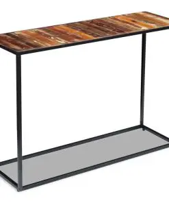 vidaXL Console Table Solid Reclaimed Wood 110x35x76 cm