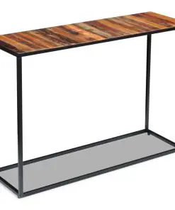 vidaXL Console Table Solid Reclaimed Wood 110x35x76 cm
