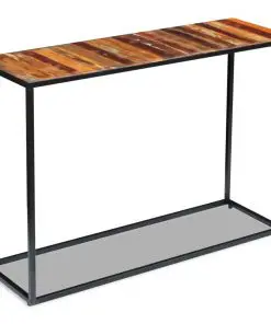 vidaXL Console Table Solid Reclaimed Wood 110x35x76 cm