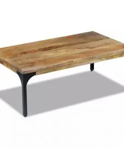 vidaXL Coffee Table Mango Wood 100x60x35 cm
