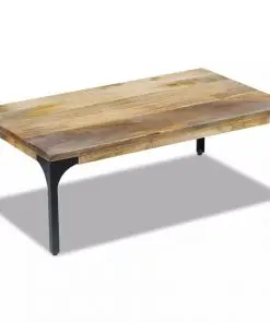 vidaXL Coffee Table Mango Wood 100x60x35 cm