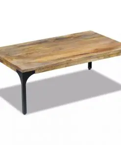 vidaXL Coffee Table Mango Wood 100x60x35 cm