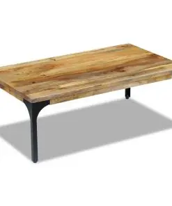 vidaXL Coffee Table Mango Wood 100x60x35 cm