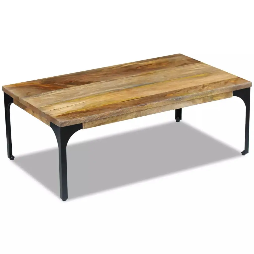 vidaXL Coffee Table Mango Wood 100x60x35 cm
