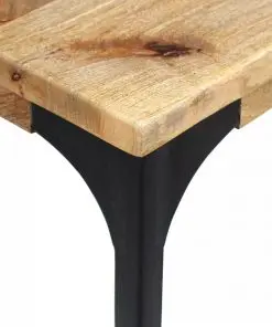 vidaXL Console Table Mango Wood 120x35x76 cm