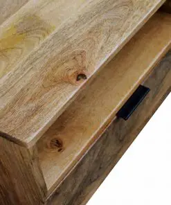 vidaXL TV Stand Mango Wood 120x35x45 cm