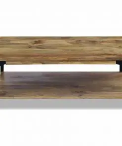 vidaXL Coffee Table Mango Wood 100x60x38 cm