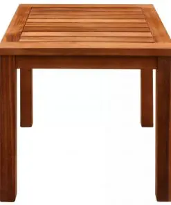 vidaXL Sun Loungers 2 pcs with Table Solid Acacia Wood and Textilene