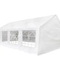 vidaXL Party Marquee White 8×4 m