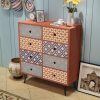 vidaXL Sideboard 8 Drawers Brown