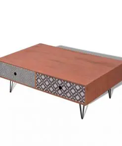 vidaXL Coffee Table 100x60x35 cm Brown